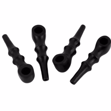 4ct 3.5" Gripped Wood Hand Pipe