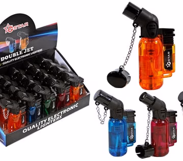 GStar Double Jet Torch 20pk Quality Electronic Lighters