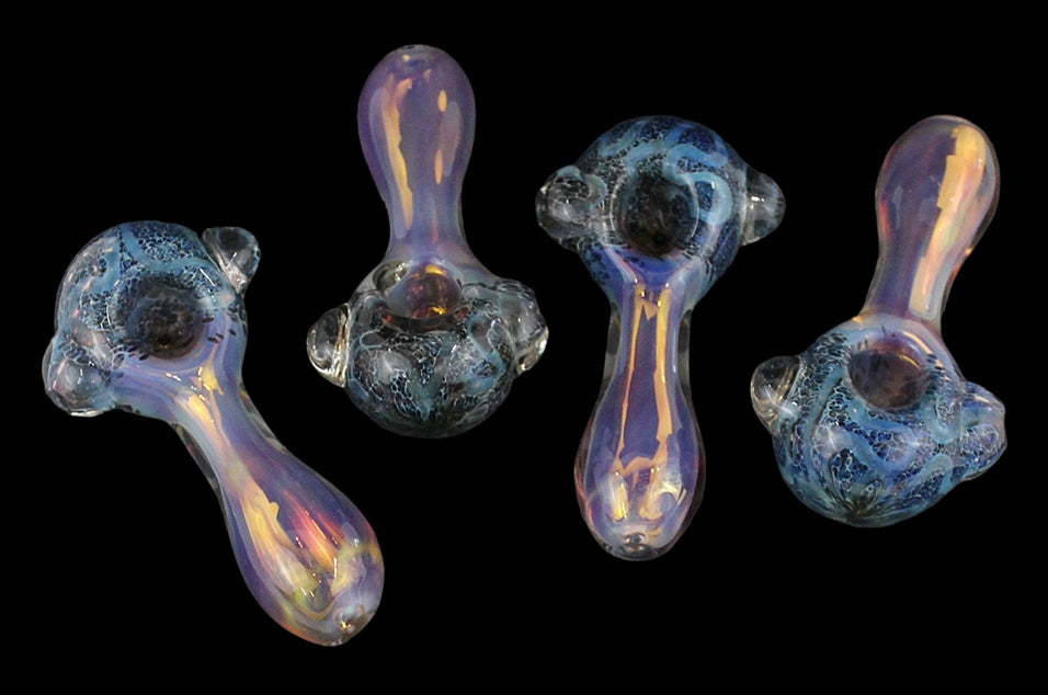 4ct 4" Fumed Marble Frit Hand Pipe