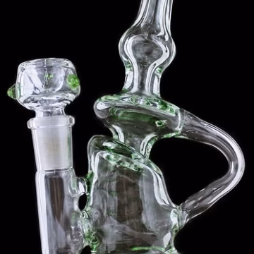 6" Pinched Bottle Recycler Water Pipe