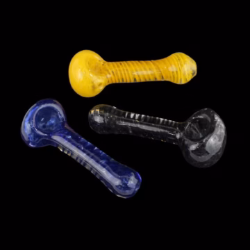 4ct 4" Helix Color Art Spoon Hand Pipe