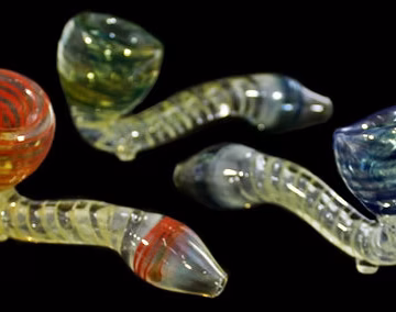 10ct 4" Helix Fuming Sherlock Hand Pipe