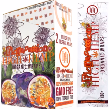 High Hemp Organic Wraps - Flora Passion