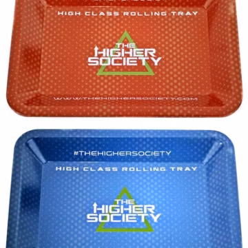 The Higher Society Metal Rolling Tray - Mini