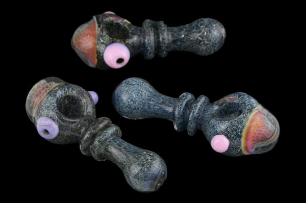 2ct 4" Honeycomb Head Sandy Frit Hand Pipe - Image 5