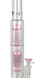 17" Honeycomb Tree Triple Perk Color Water Pipe