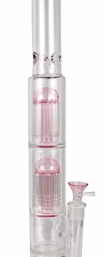 17" Honeycomb Tree Triple Perk Color Water Pipe