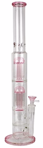 17" Honeycomb Tree Triple Perk Color Water Pipe