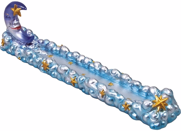 Moon Polystone Incense Burner