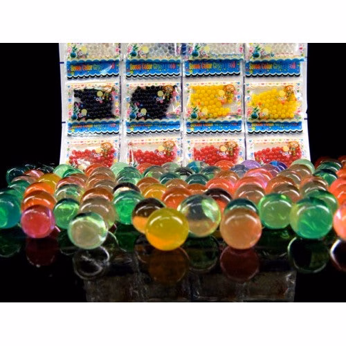24ct Jelly Ball-Decor Seven Color Crystal Ball Water Beads 6pk - Image 3