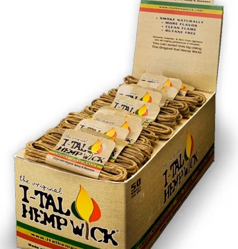 I-Tal Hemp Wick Small 3.5ft 50pk