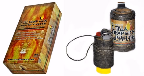 I-Tal Hemp Wick Lighter Sleeves 24pk