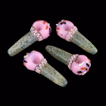 2ct 4" Ice Cream with Sprinkles Hand Pipe