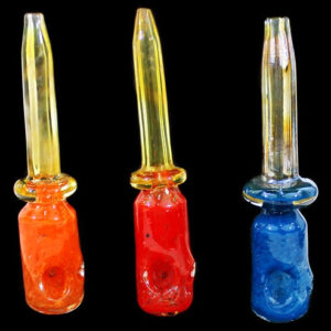 3ct 6" Ice Pick Frit Fuming Hand Pipe