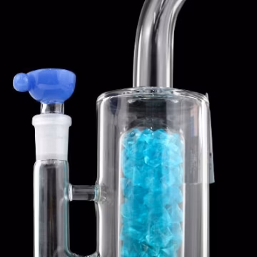 9" Inside Gems Stash Chamber Water Pipe