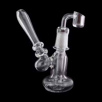 2ct 6" Jambulingam Oil Rig Bubbler with 19f Banger