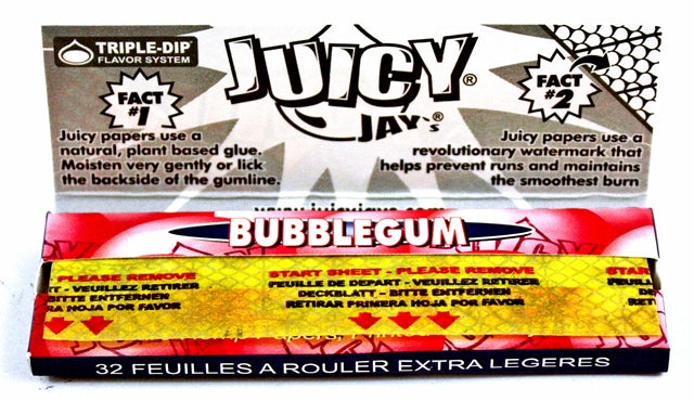 Juicy Jays Rolling Paper - 1 1-4 Bubblegum