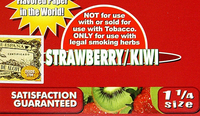 Juicy Jays Rolling Paper - 1 1-4 Strawberry Kiwi