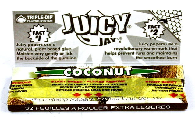 Juicy Jays Rolling Paper - 1 1-4 Coconut
