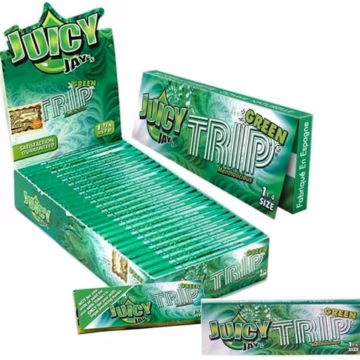 Juicy Jays Rolling Paper - 1 1/4 Green Trip