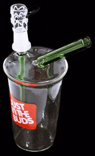 8" Just In The Buds Cup 14mm Oil Rig