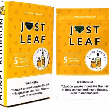 Just Leaf Pre-Cut Leaves - Honey Bourbon
