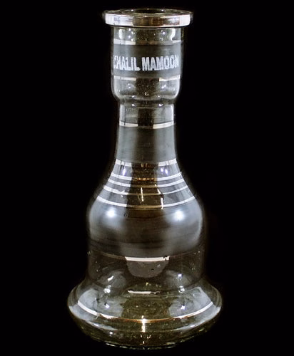 11.5" Khalil Mamoon Hookah Base - Silver