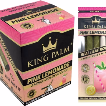 King Palm Mini Rolls - Pink Lemonade