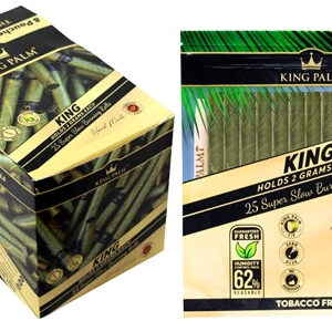 King Palm 25 King Size With Boveda Pouch 8pk