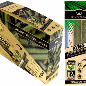King Palm Natural Leaf Rolls - 2x20 - King Size