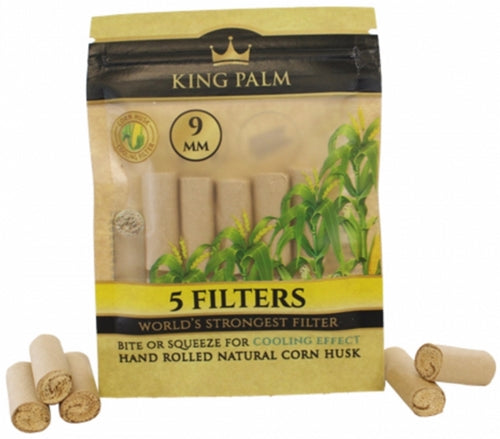 King Palm Natural Corn Husk Filters 24pk - 9mm