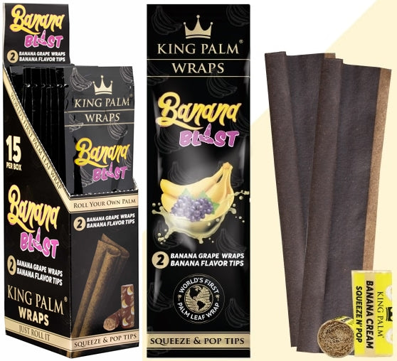 King Palm XL Wraps Banana Blast