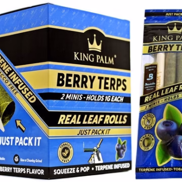 King Palm Mini Rolls - Berry Terps 20pk