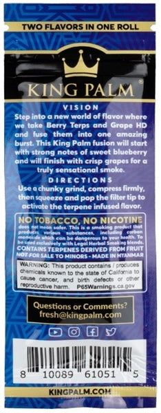 King Palm Mini Rolls - Blue Grape 20pk - Image 7
