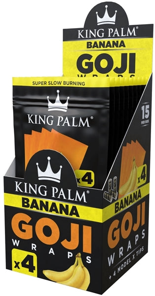 King Palm - Goji Blunt Wraps – Banana