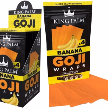 King Palm - Goji Blunt Wraps – Banana