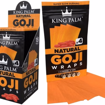 King Palm - Goji Blunt Wraps – Natural