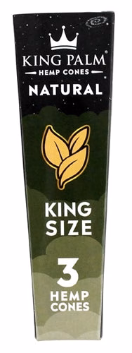 King Palm Natural Hemp Cones - King Size