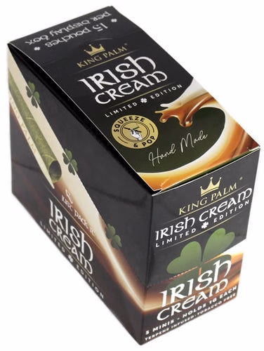 King Palm Irish Cream (Limited Edition) - 5x15pk - Mini Rolls - Image 4