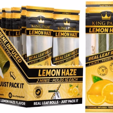 King Palm Mini Rolls - Lemon Haze