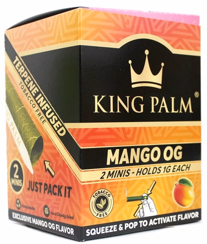 King Palm Mini Rolls - Mango OG 20pk