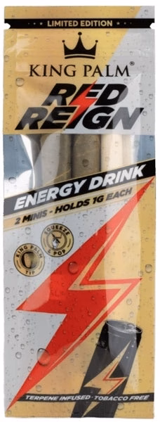 King Palm Mini Rolls - Red Reign Energy Drink 20pk