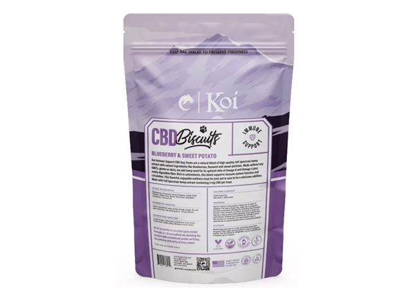 BUY 5 GET 1 FREE Koi CBD Pet Treats - Blueberry & Sweet Potato