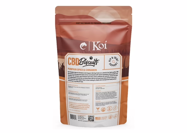 BUY 5 GET 1 FREE Koi CBD Pet Treats - Pumpkin Spice & Cinnamon