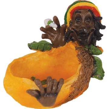 Poly Resin Ashtray - Jamaican LT114