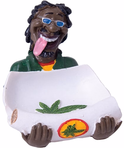 Poly Resin Ashtray - Jamaican LT47