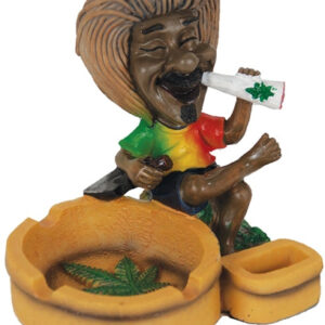 Poly Resin Ashtray - Jamaican LT71
