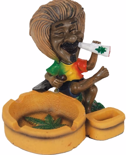 Poly Resin Ashtray - Jamaican LT71
