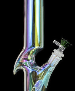 12" Shiny Horn Elbow Straight Water pipe