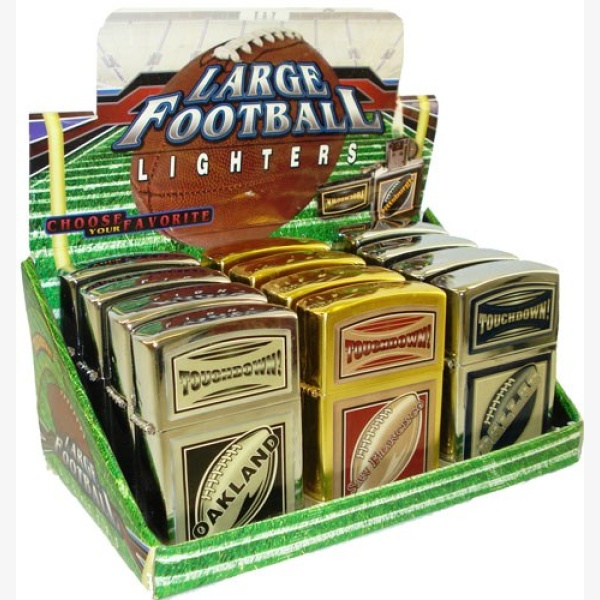 Large Football Lighters 12ct